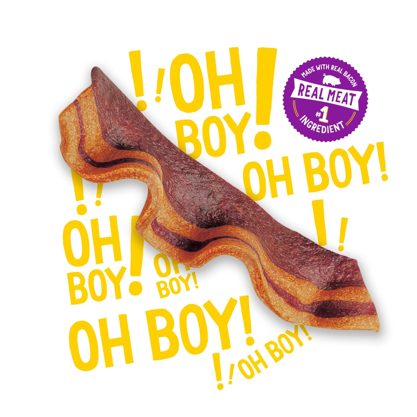 Purina  Strips Dog Treats with Real Bacon & Peanut Butter Flavors Tender Chews, 40 Oz Pouch