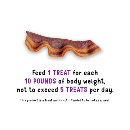 Purina  Strips Dog Treats with Real Bacon & Peanut Butter Flavors Tender Chews, 40 Oz Pouch